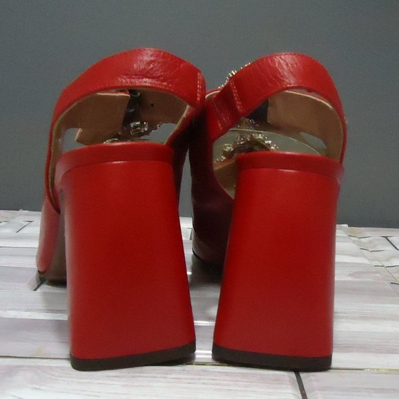 SIZE 37. L'Autrechose Chose crystal buckle leather sandals. - Picture 5 of 16